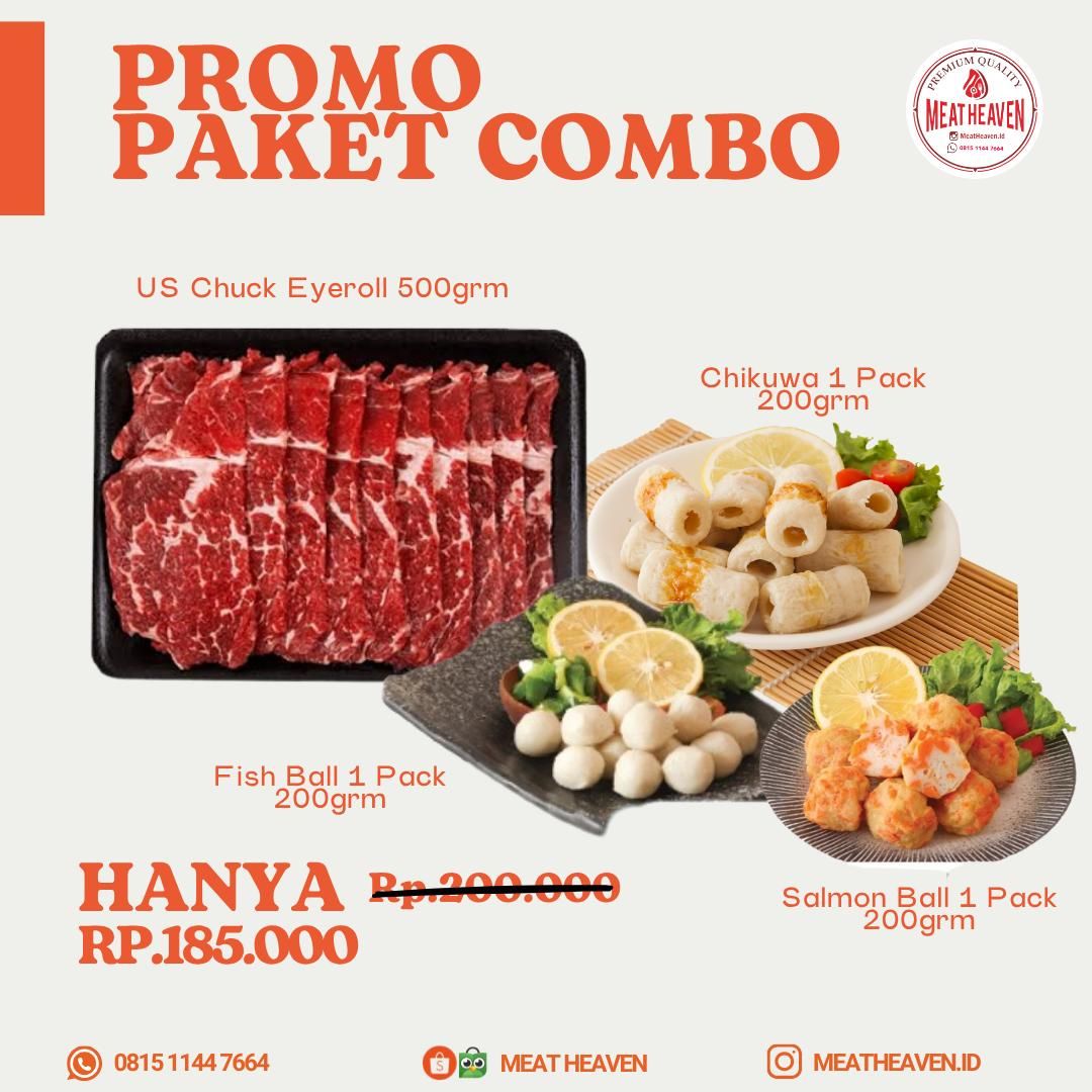 POMO PAKET COMBO (500gr Chuckeye+ 200gr Fish Ball+ 200gr Salmon Ball+ 200gr Chikuwa)_0