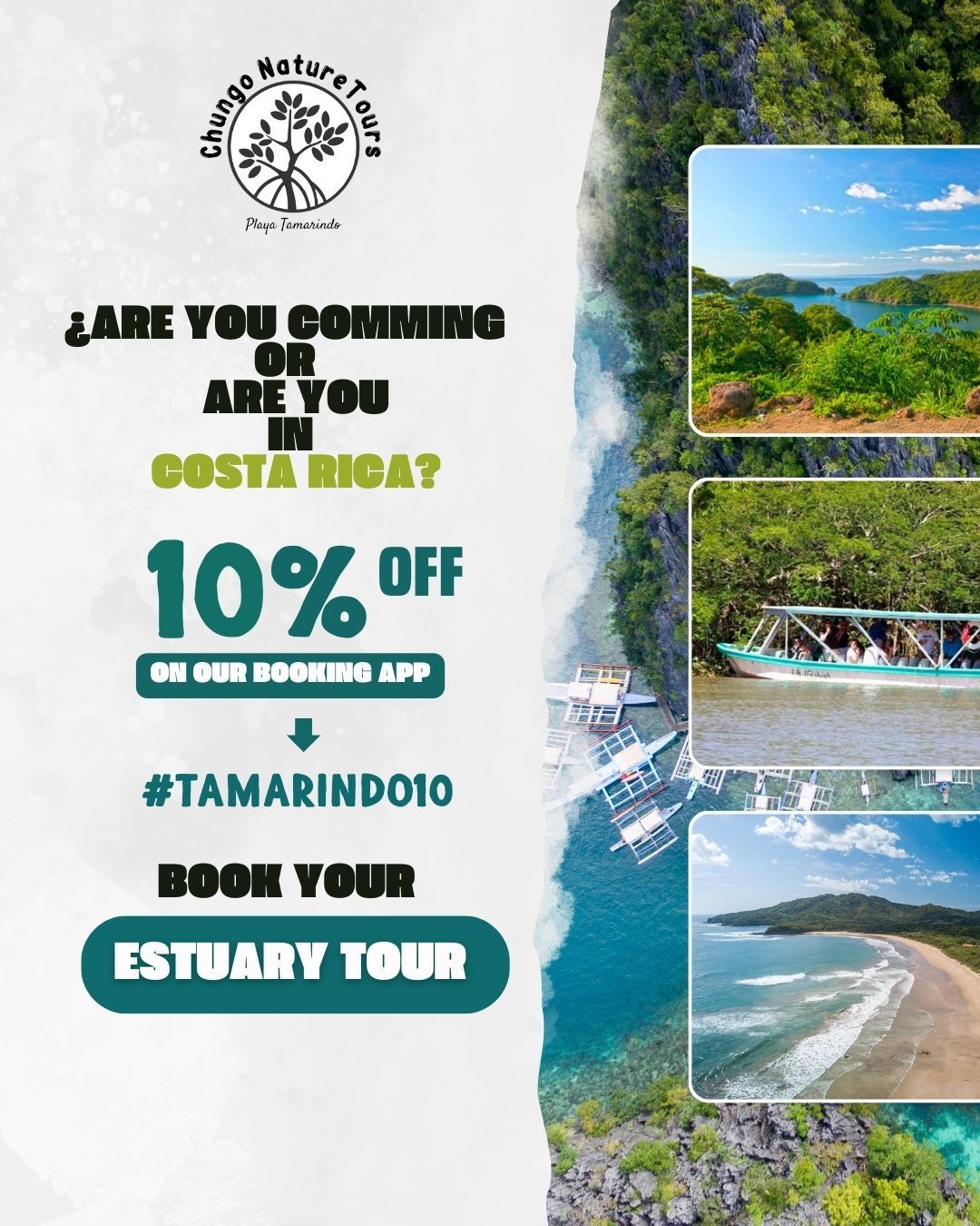 Are you staying in or around Tamarindo? Get 10% OFF with code: #TAMARINDO10_0