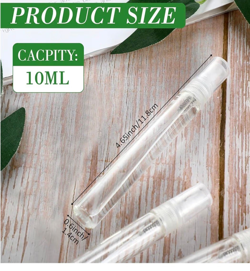 These are the premium clear glass atomizer bottles we use — portable, refillable, and perfect for decants in 2ml, 5ml & 10ml sizes._2