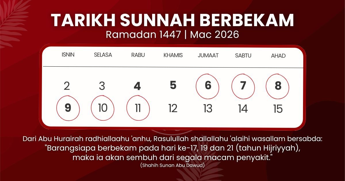 TARIKH SUNNAH BERBEKAM | RAMADAN_0