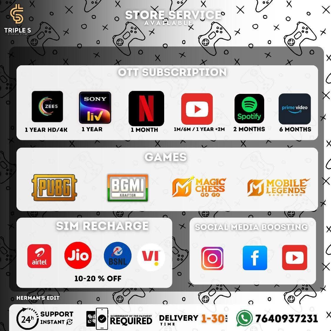 𝗪𝗘𝗟𝗖𝗢𝗠𝗘 𝗧𝗢 𝗢𝗨𝗥 𝗧𝗥𝗜𝗣𝗟𝗘 𝗦 𝗢𝗙𝗙𝗜𝗖𝗜𝗔𝗟 𝗦𝗧𝗢𝗥𝗘_1