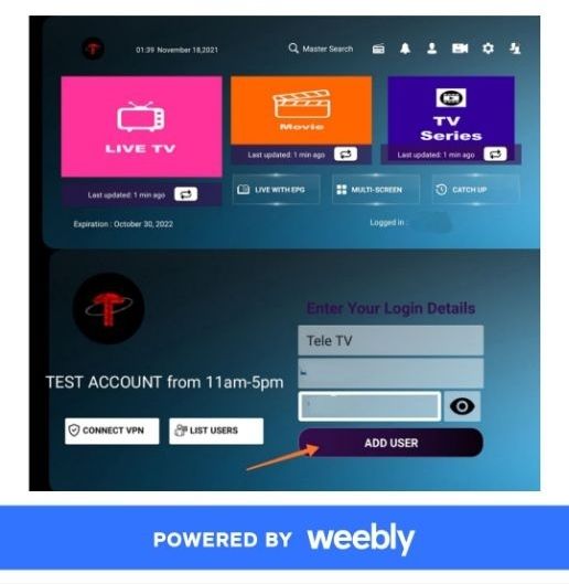 TeleTV IPTV12K Smarters Pro OTT subscription_0