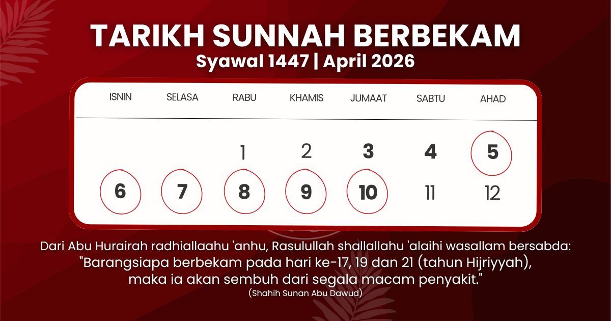 TARIKH SUNNAH BERBEKAM | SYAWAL_0