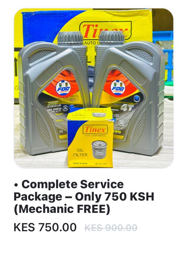 Complete Service package - only 750ksh { Mechanic free }_0