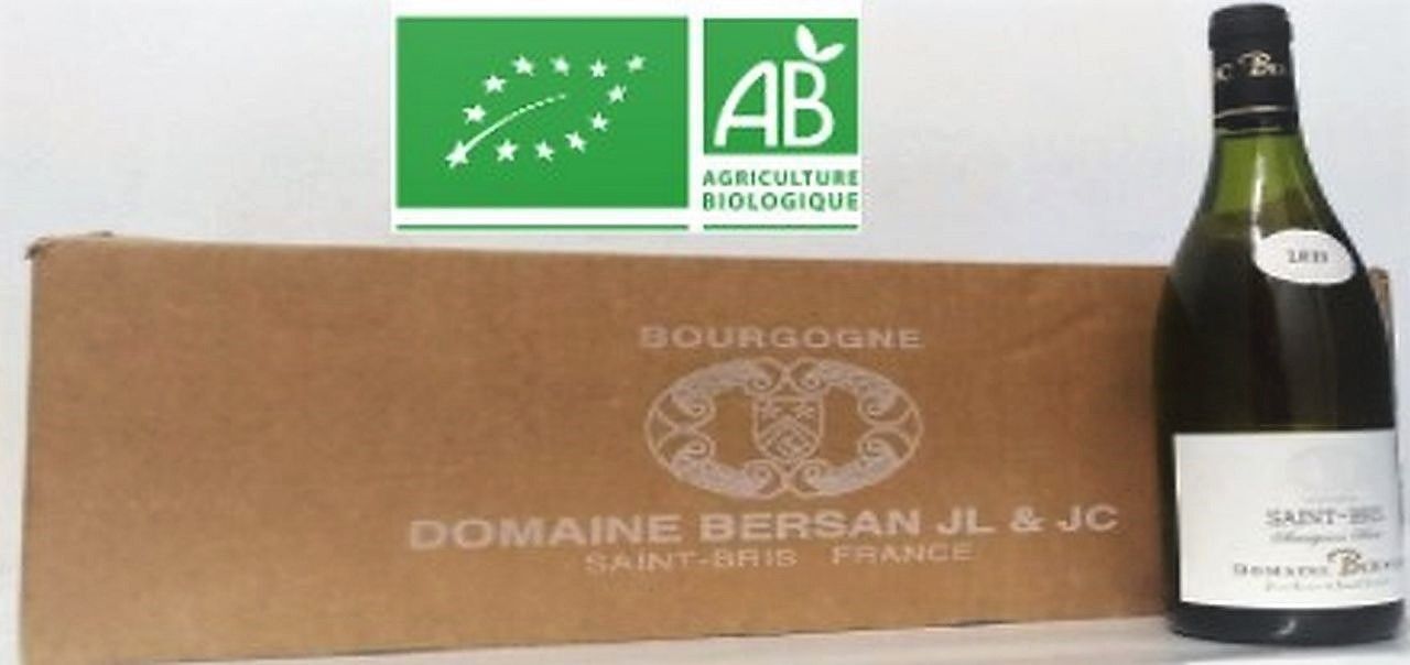 DOMAINE BERSAN BURGUNDY SAINT BRIS 'SAUVIGNON BLANC' (ORGANIC) WHITE WINE ( FRANCE )