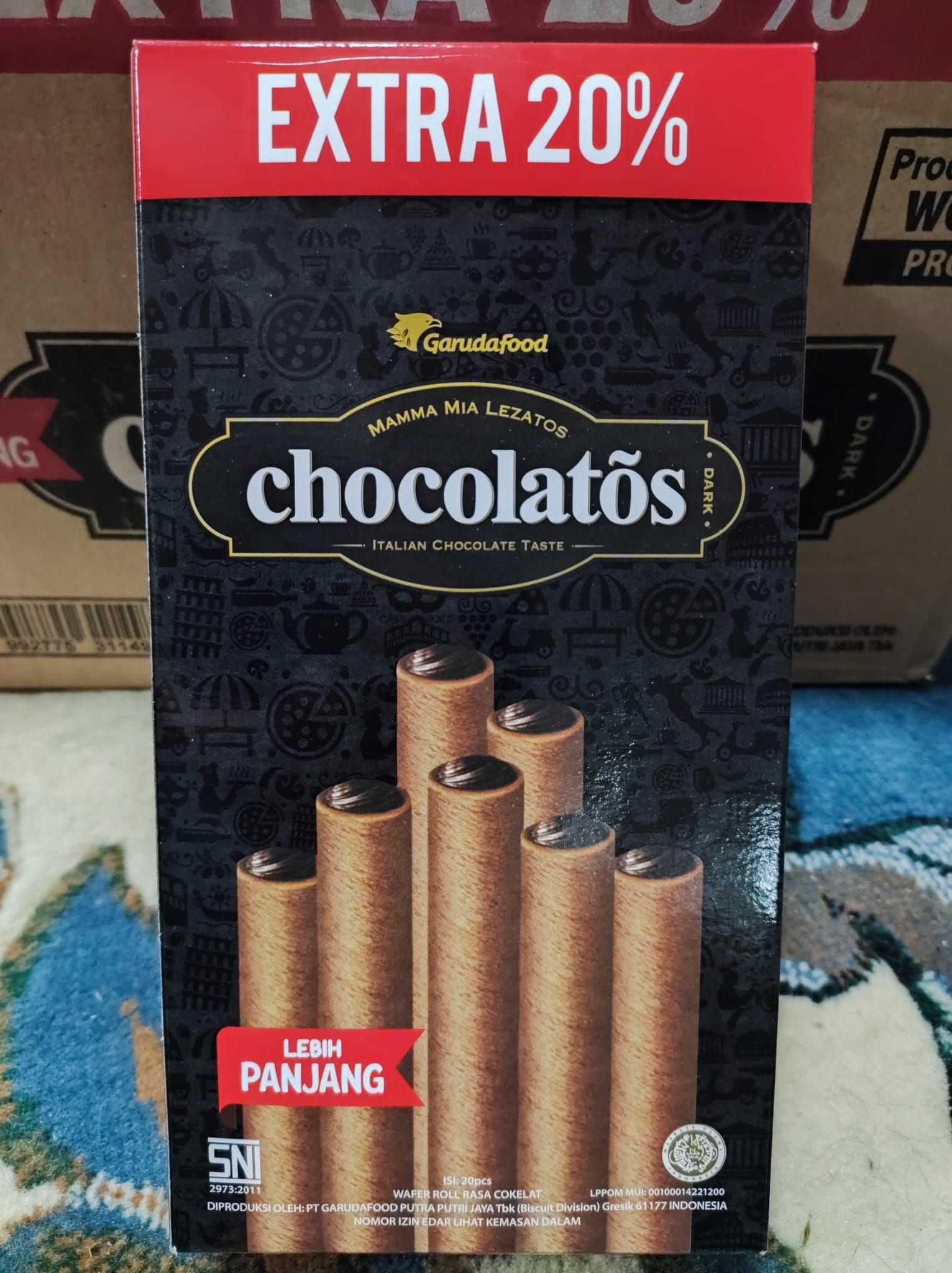 Chocolatos Wafer Rolls