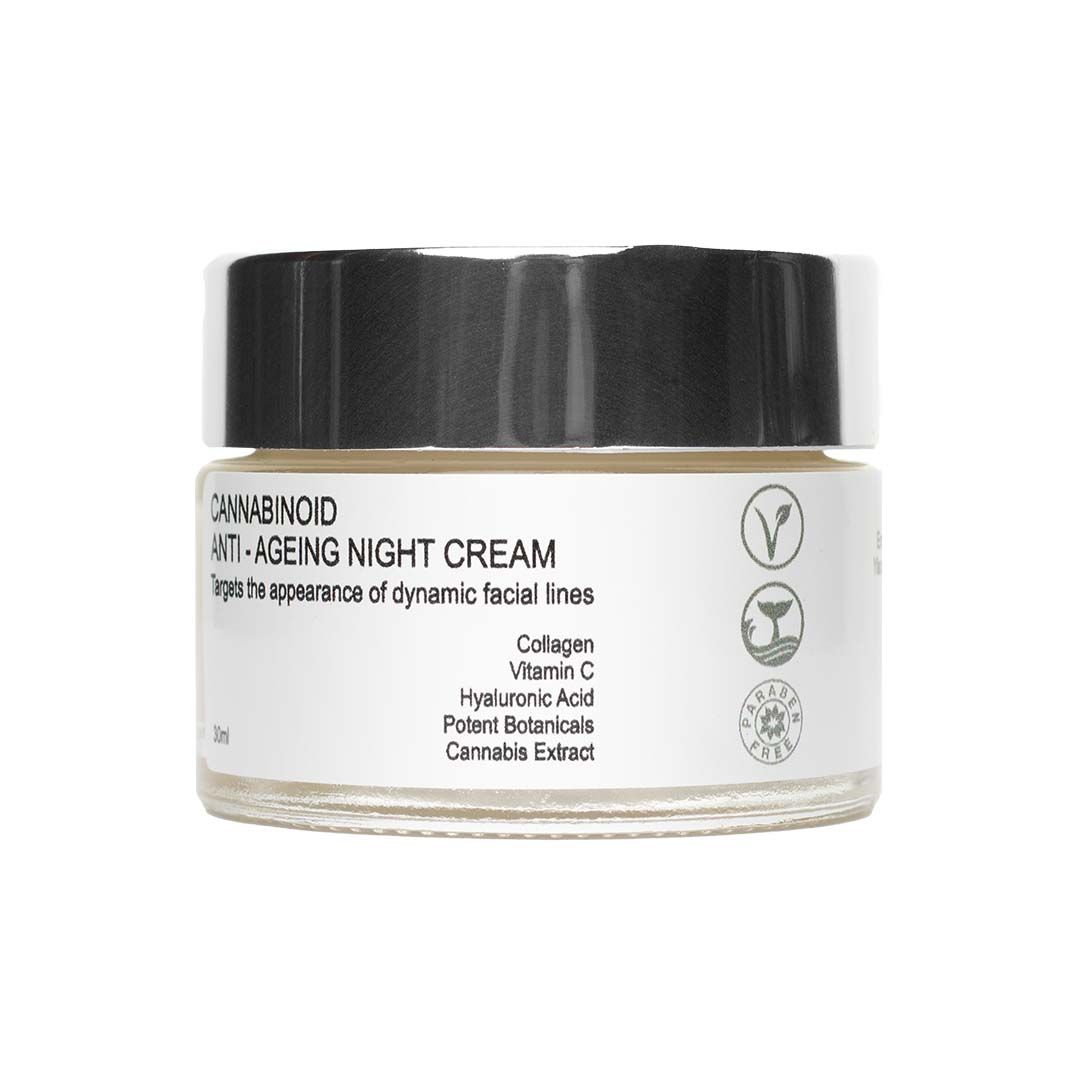 ANTI-AGEING | Night Cream | Potent Botanicals | Full Extract | Collagen |  30ml