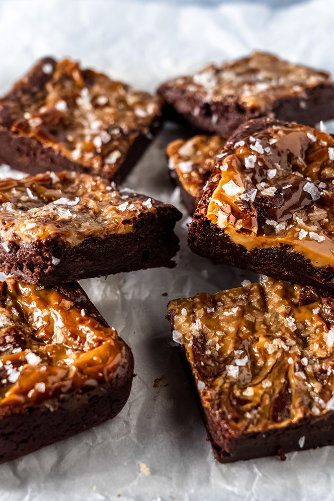 Sea Salt Caramel Brownie Pan