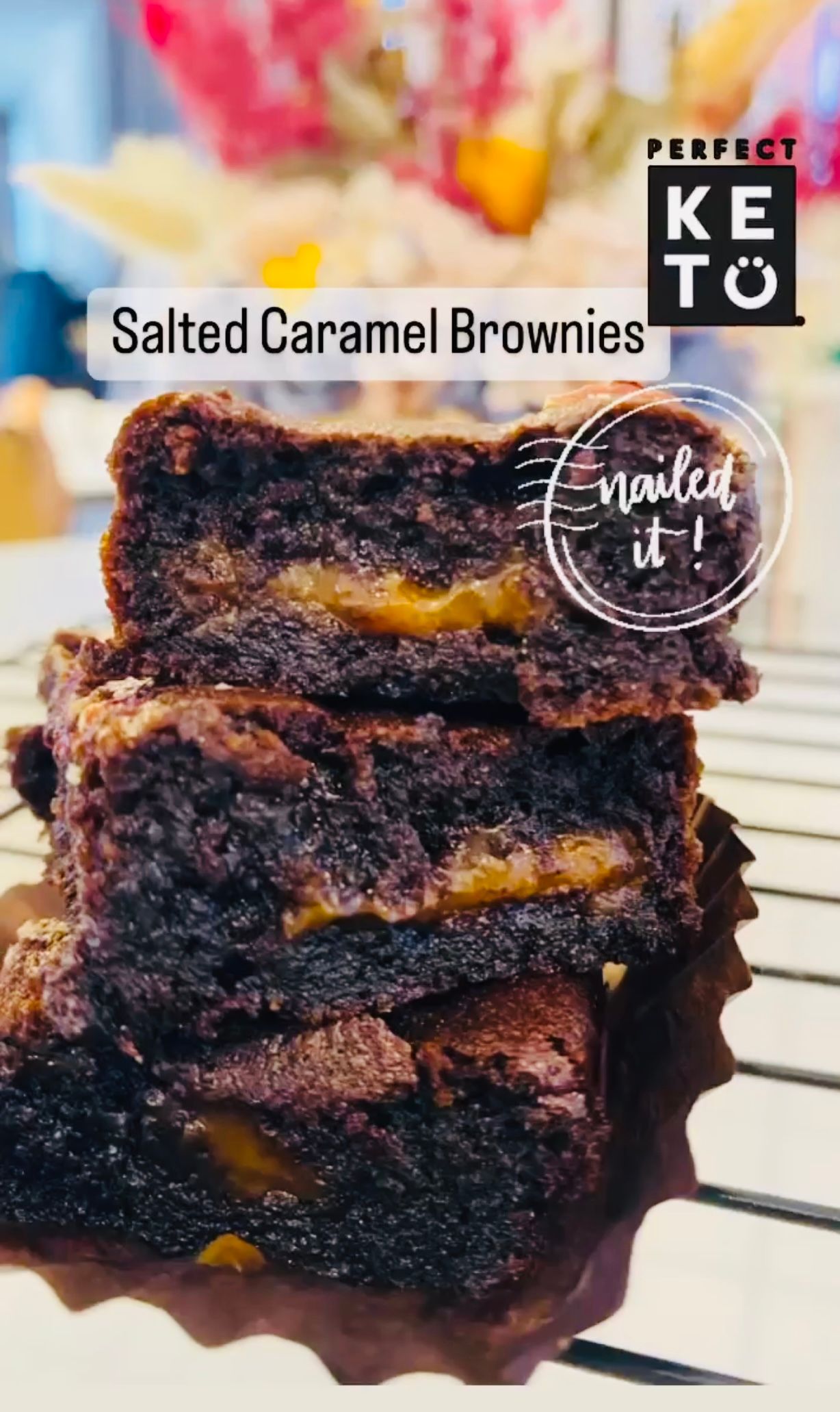 Salted Caramel Brownies 8”