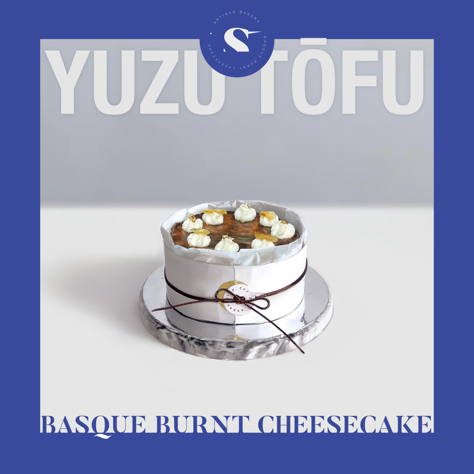 Tōfu Hyakuchin | Basque Burnt Cheesecake