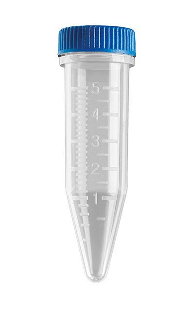 CENTRIFUGE TUBE, 5ML, CONICAL BOTTOM WITH SCREW CAP, (HP1008), (300 PCS/ PACK)
