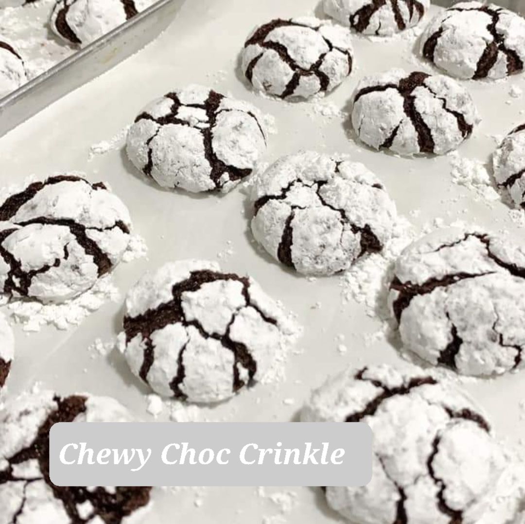 Chewy Chocolate Crinkle