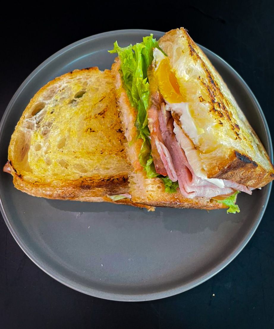 Egg and Ham Sandwich