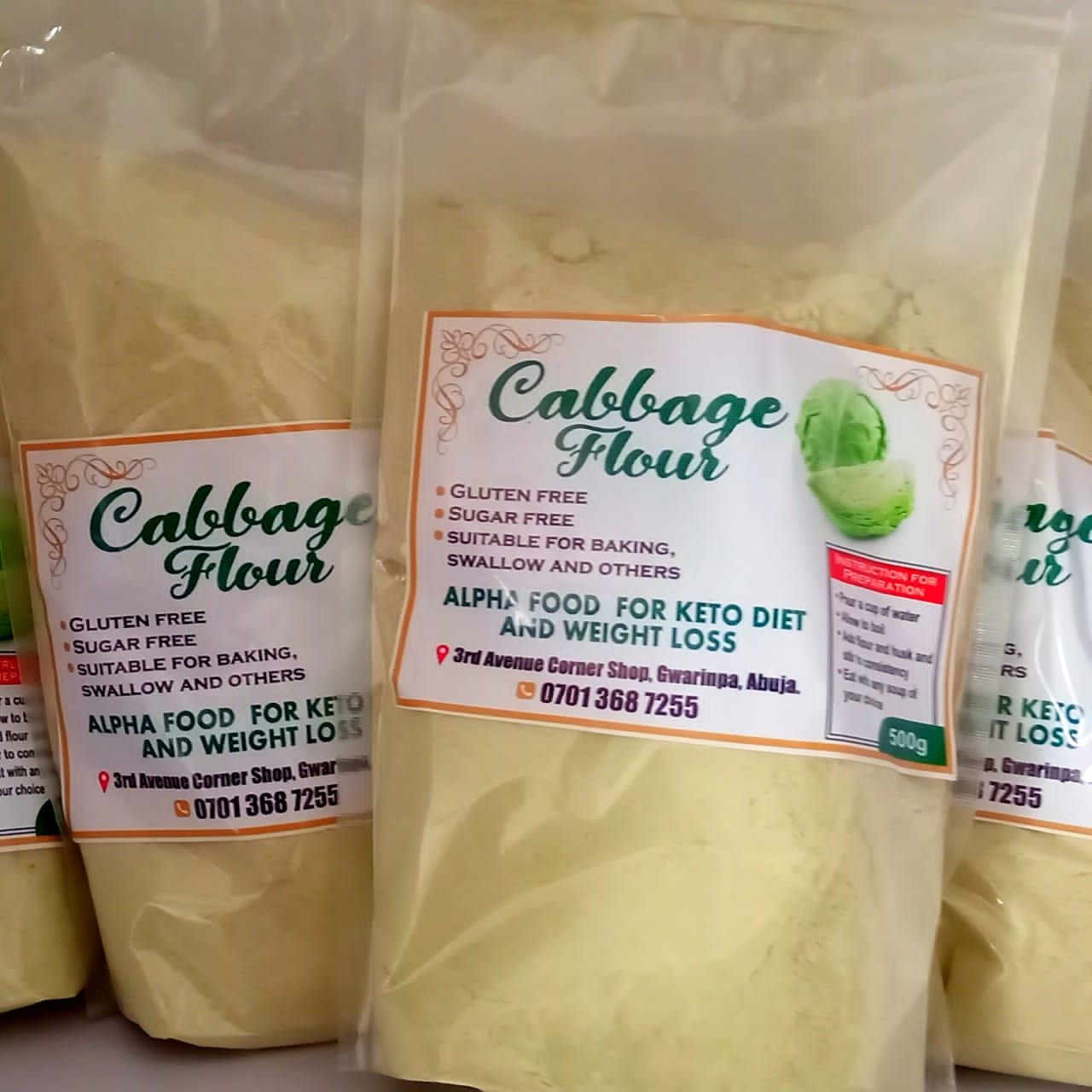 Cabbage flour 500g