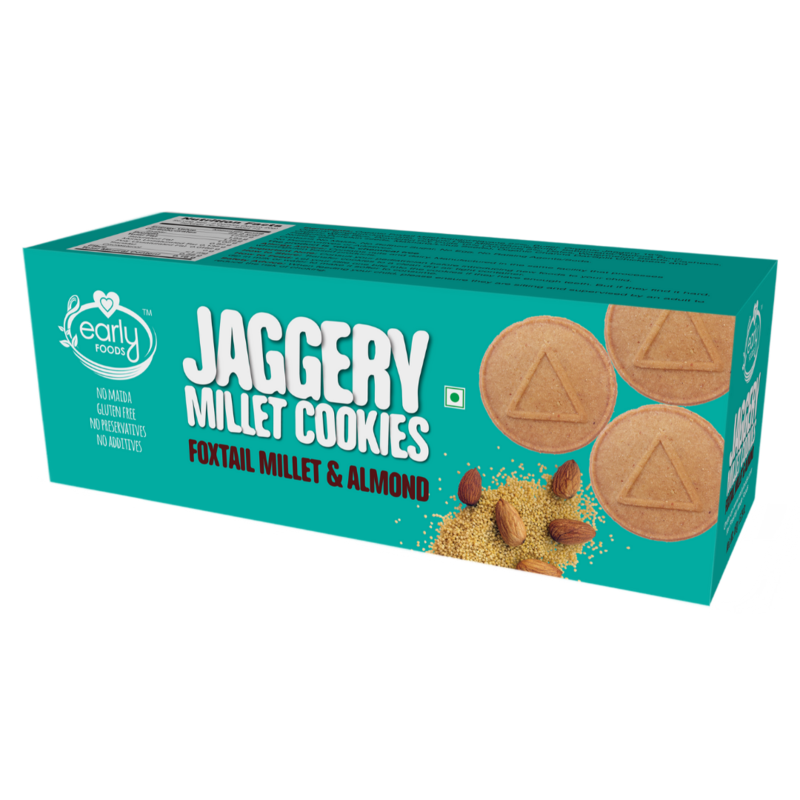 Jaggery Millet Cookies (Foxtail Millet & Almond)